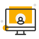 Computer screen icon